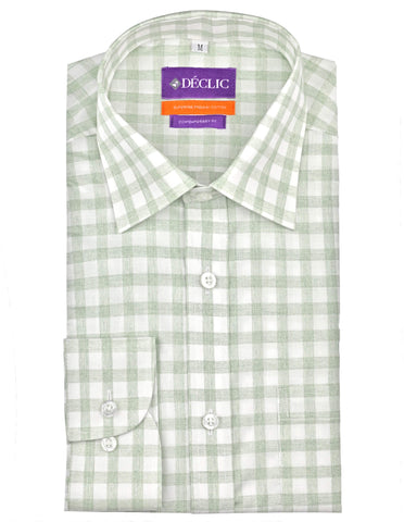 DÉCLIC Salinas Textured Check Shirt - Blue