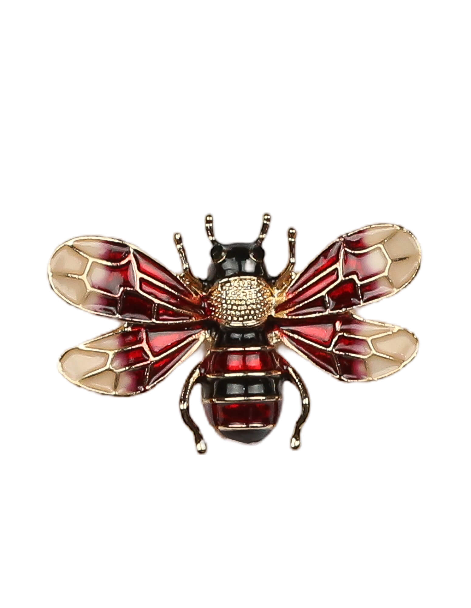 DÉCLIC Bee Enamel Pin - Red