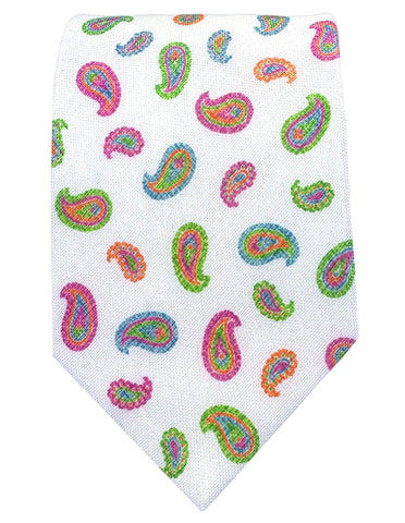 DÉCLIC Classic Paisley Bow Tie - Yellow