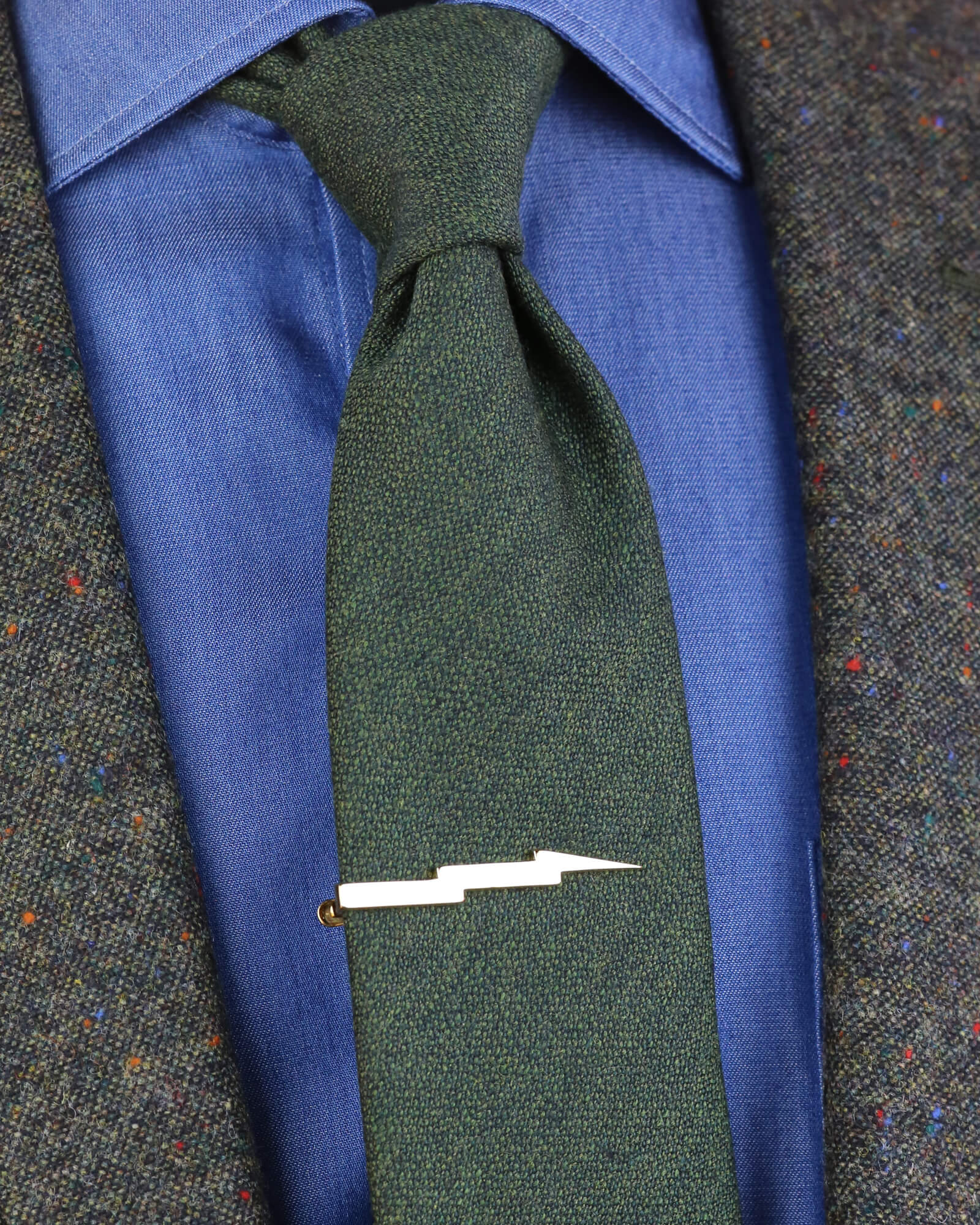 DÉCLIC Bolt Tie Bar - Gold
