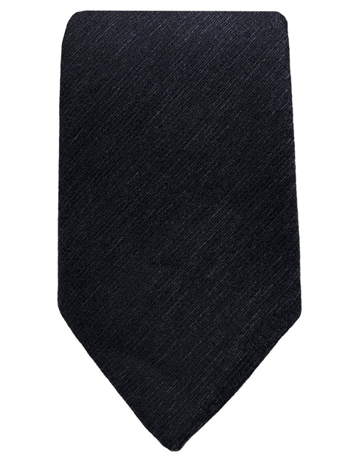 DÉCLIC Palermo Linen Tie - Black