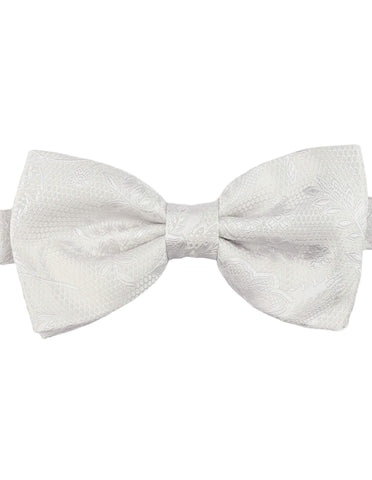 JA Floppy 10cm Paisley Bow Tie - Black