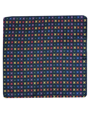 DÉCLIC Aversa Paisley Hanky - Navy