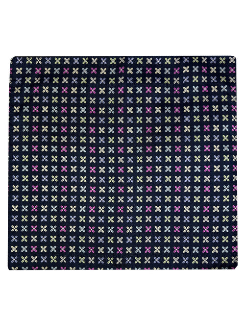 CANTINI Carrubo Patterned Pocket Square - Purple