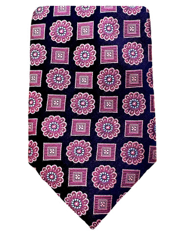 CANTINI Edera Floral Tie - Chocolate