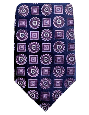 CANTINI Edera Floral Tie - Chocolate
