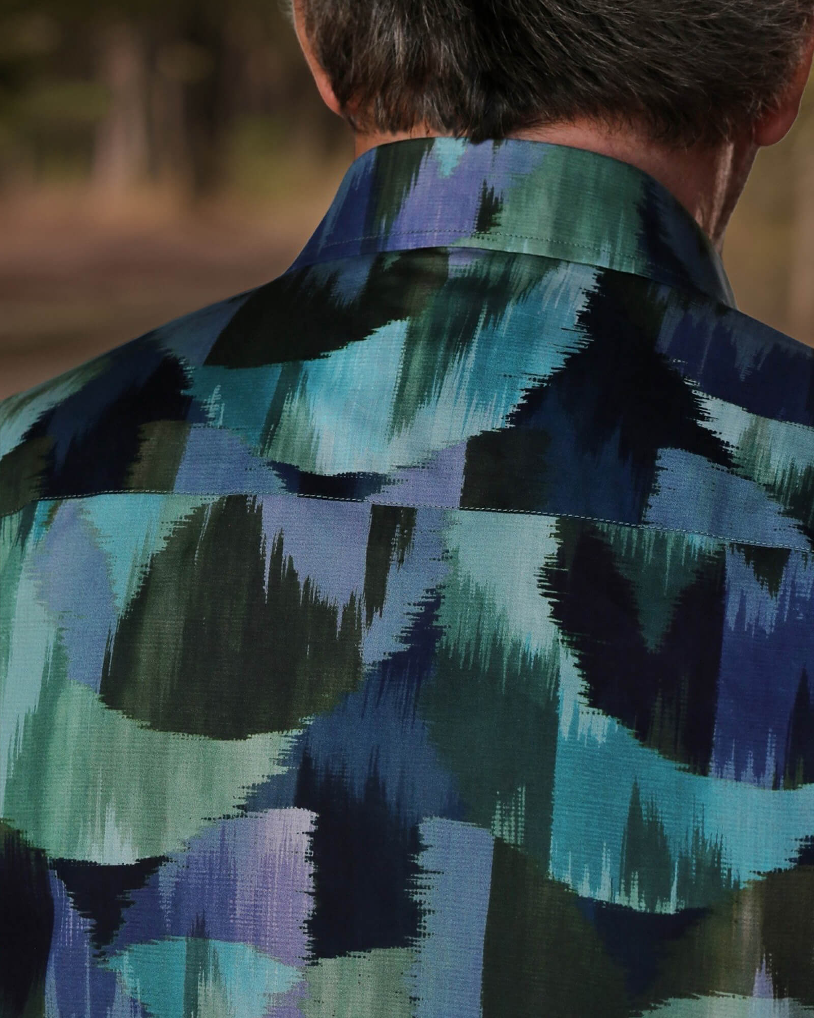 DÉCLIC Liberty Nature's Essence Print Shirt - Green