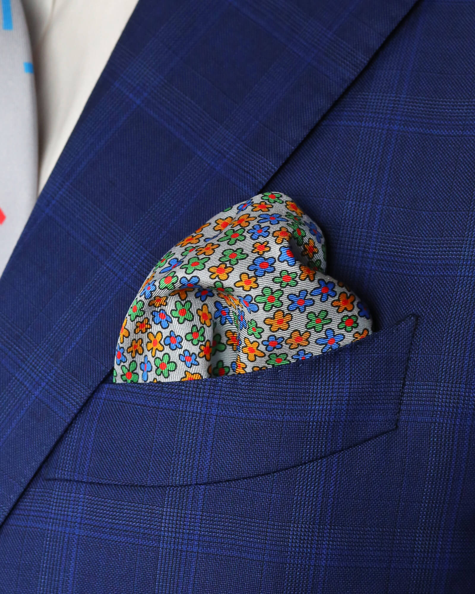 DÉCLIC Kryton Floral Pocket Square - Assorted