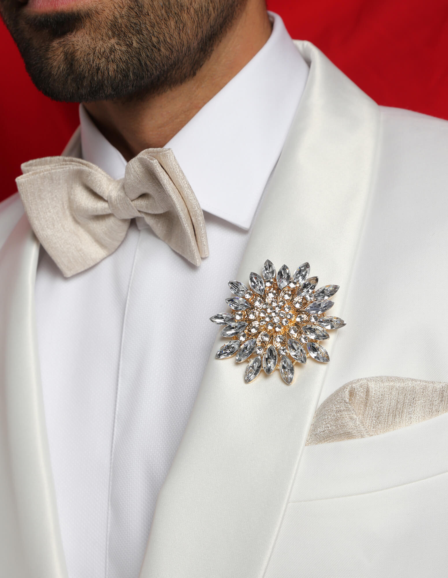 DÉCLIC Palermo Pocket Square - Sand