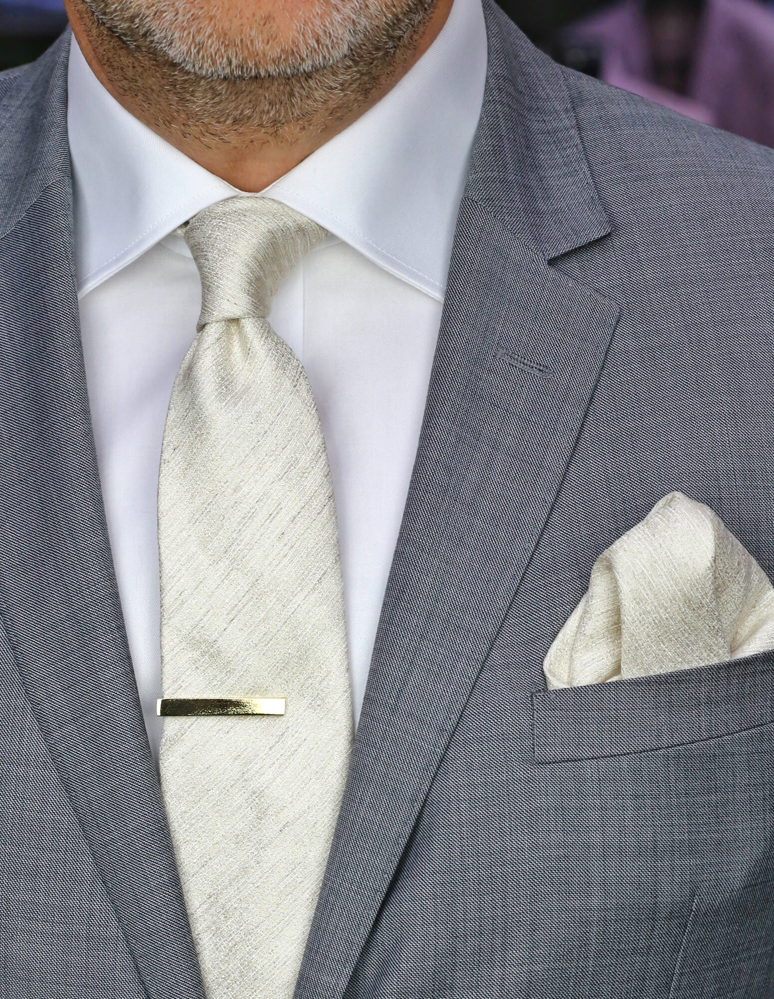 DÉCLIC Palermo Linen Tie - Sand