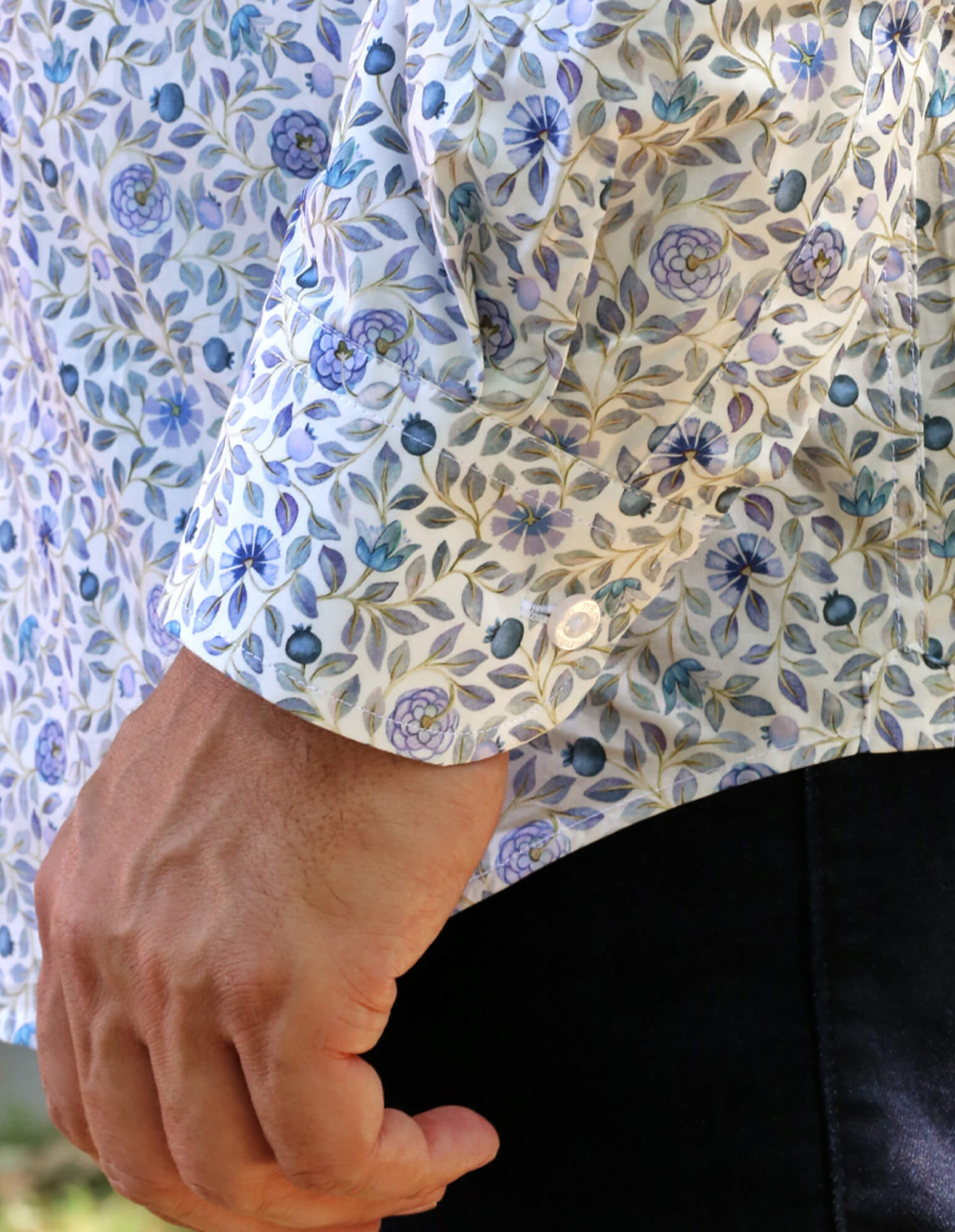 DÉCLIC Liberty Zara Thanrose Print Shirt - White