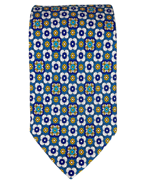 CANTINI Giglio Patterned Tie - Grey
