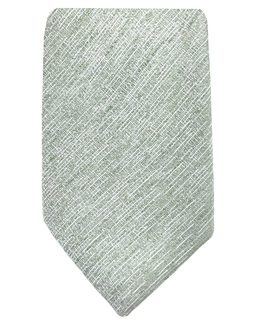 DÉCLIC Palermo Linen Tie - Green