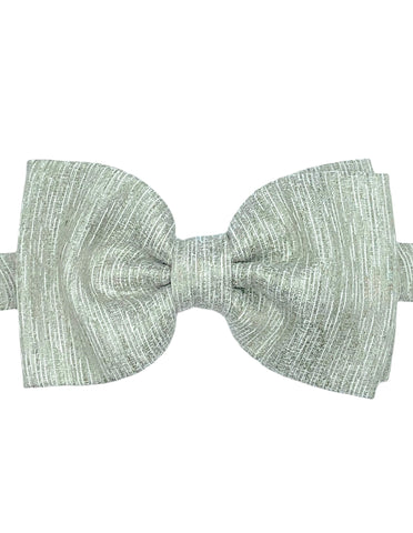 JA Floppy 10cm Paisley Bow Tie - Black