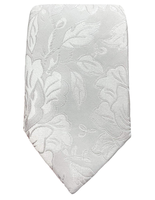 DÉCLIC Fable Floral Tie - White
