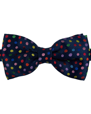 DÉCLIC Classic Microdot Bow Tie - Red