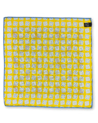 DÉCLIC Cookham Reversible Pocket Square - Yellow