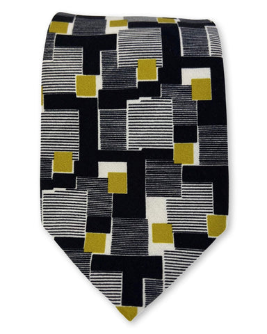 DÉCLIC Grenadine Weave Tie - Khaki