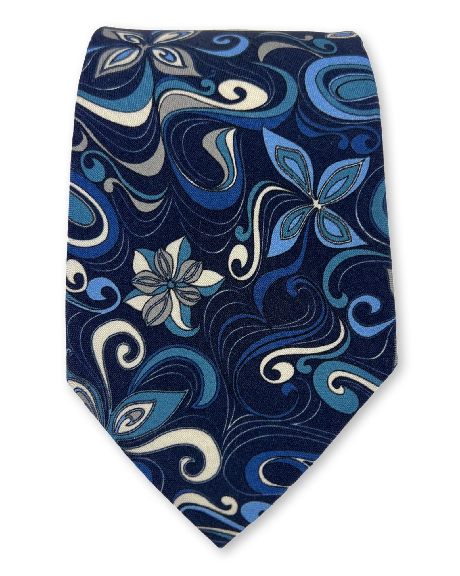DÉCLIC Volterra Paisley Tie - Navy