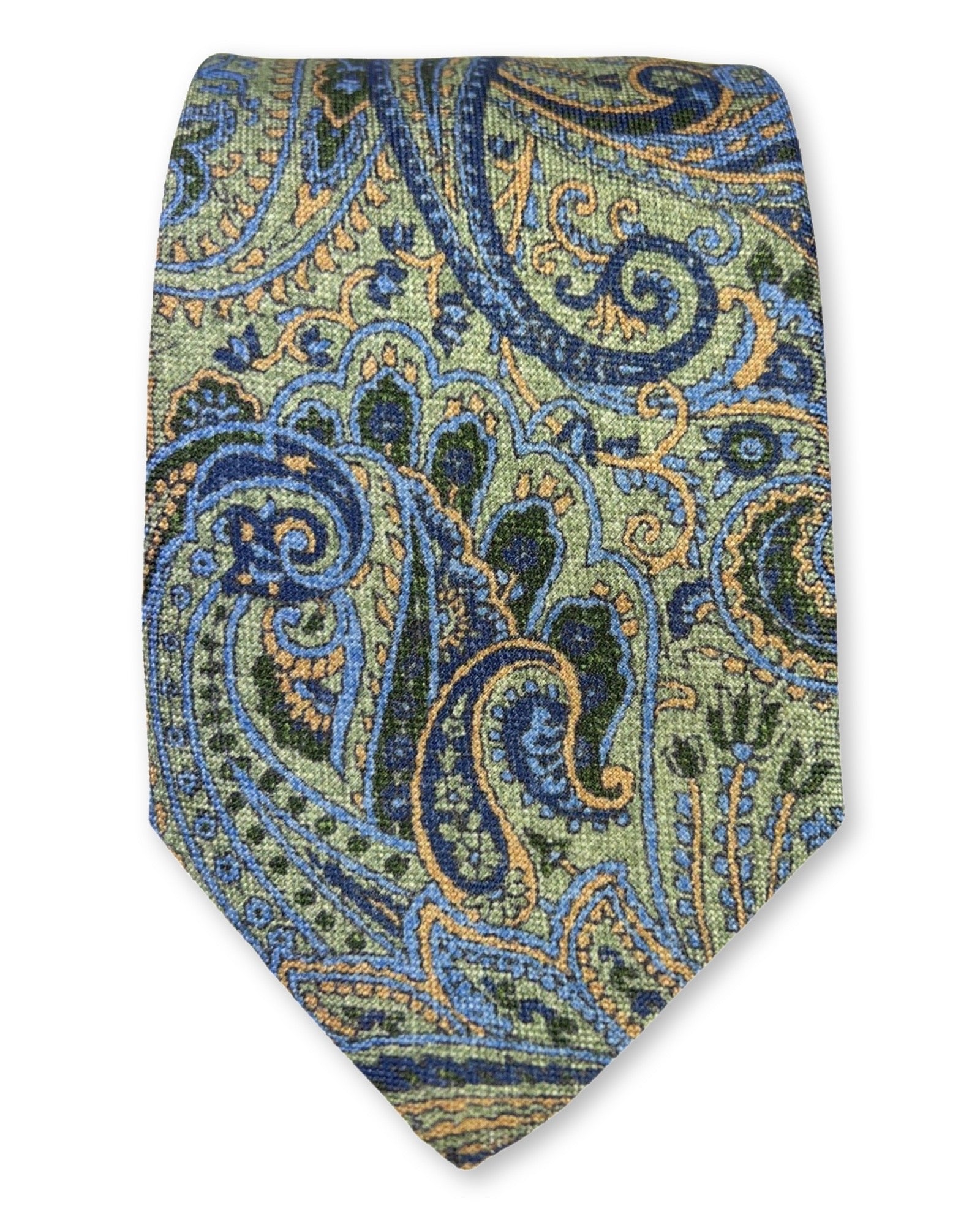 DÉCLIC Perugia Paisley Tie - Green