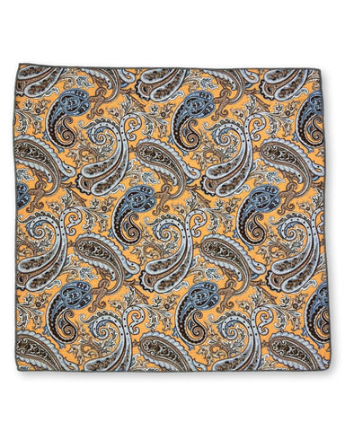 DÉCLIC Priory Reversible Pocket Square - Green