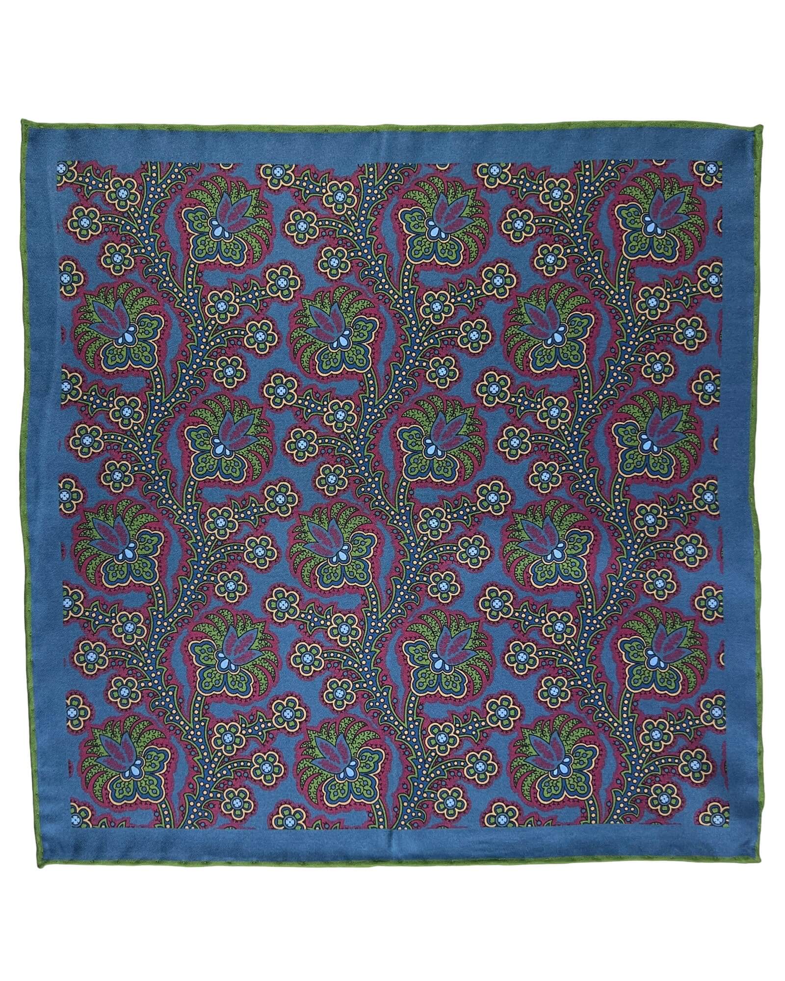 DÉCLIC Segal Paisley Hanky - Blue