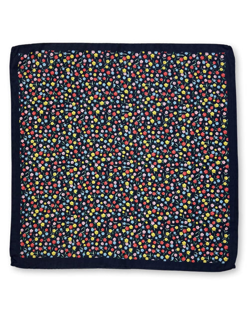 DÉCLIC Alfano Floral Hanky - Navy