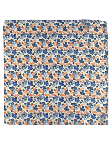 DÉCLIC Cento Floral Hanky - Blue