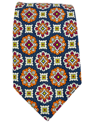 CANTINI Edera Floral Tie - Chocolate