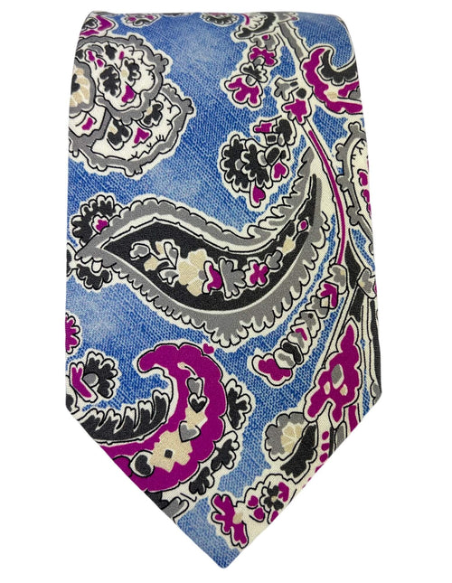 DÉCLIC Lucca Paisley Tie - Blue