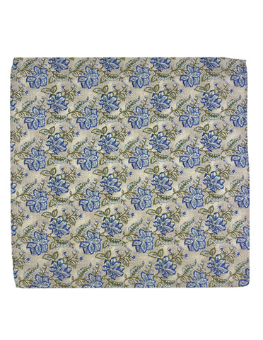 DÉCLIC Aversa Paisley Hanky - Navy