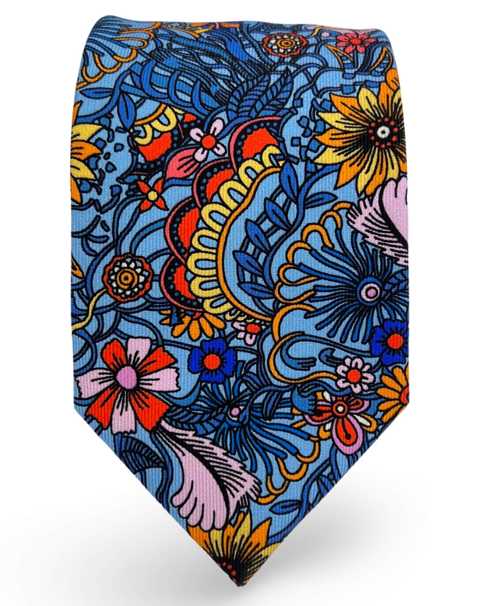 DÉCLIC Mossley Floral Tie - Multi