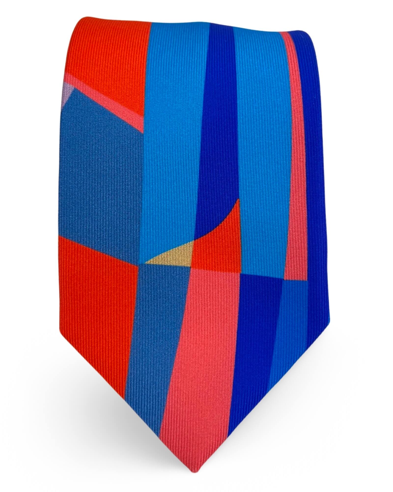 DÉCLIC Russell Pattern Tie - Orange