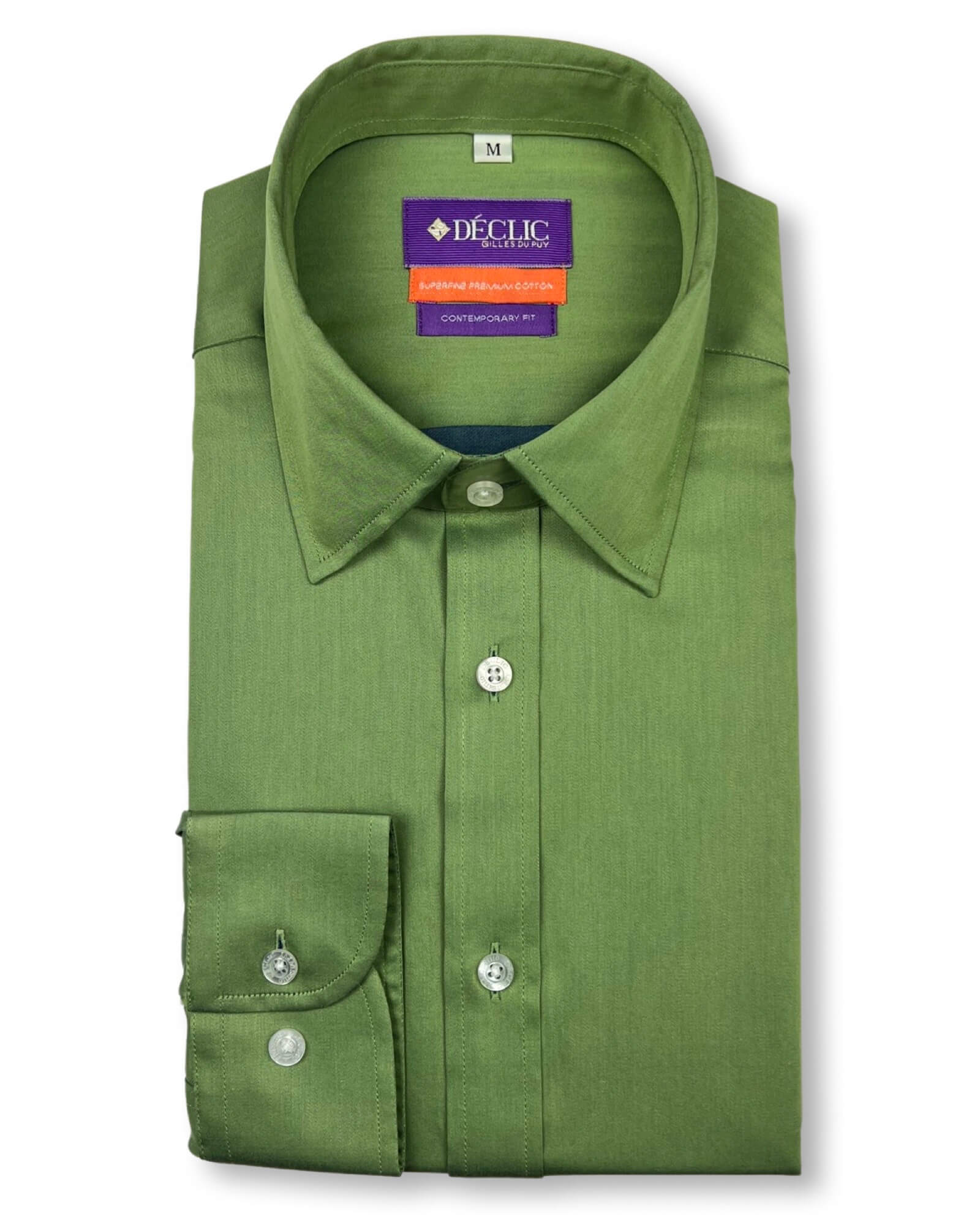 DÉCLIC Rainier Plain Shirt - Green