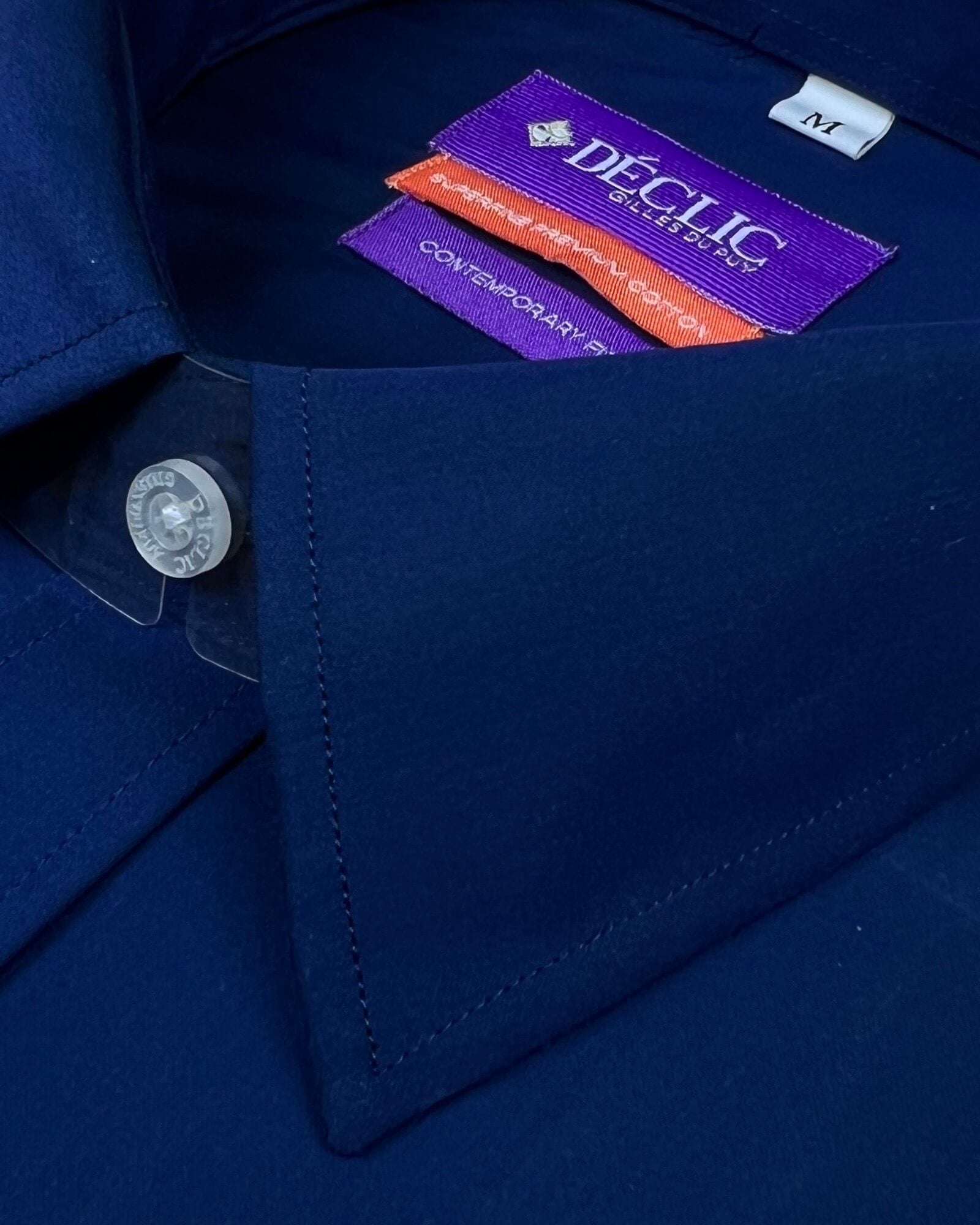 DÉCLIC Rainier Plain Shirt - Navy