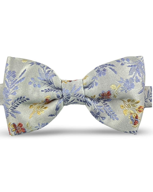 DÉCLIC Success Floral Bow Tie - Silver