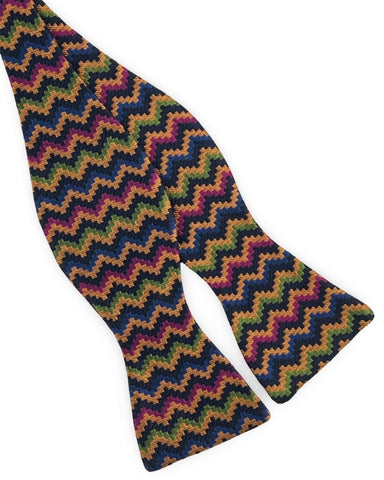 DÉCLIC Argenta Patterned Bow Tie - Blue