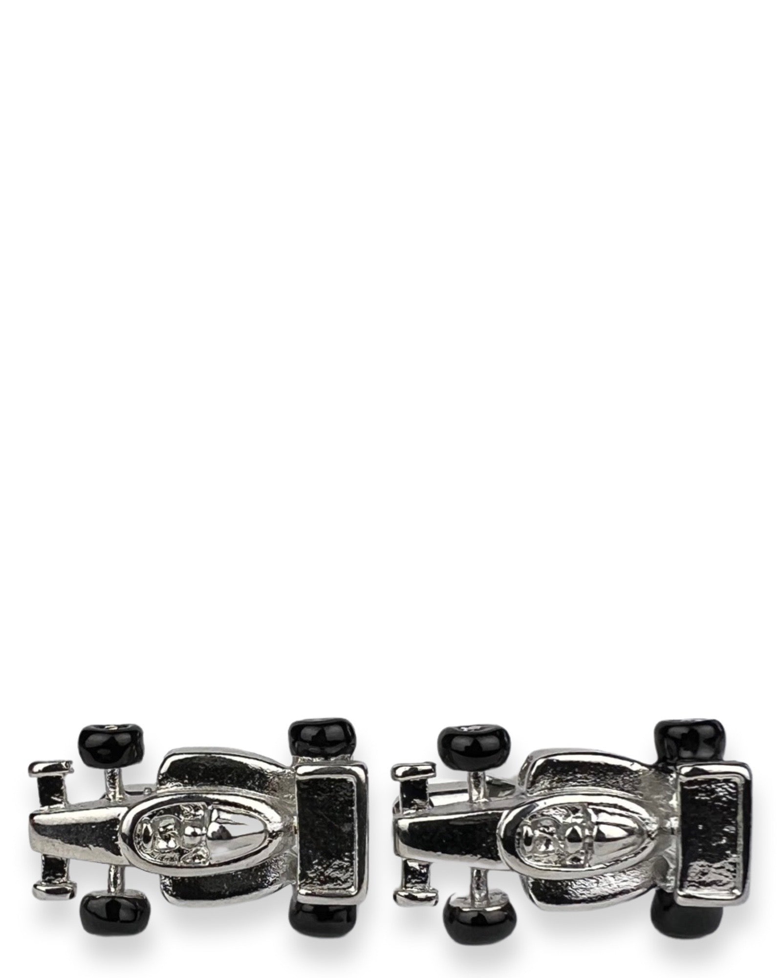 F1 Car Cufflink - Silver