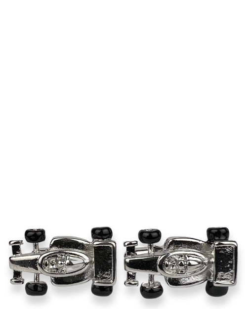 F1 Car Cufflink - Silver