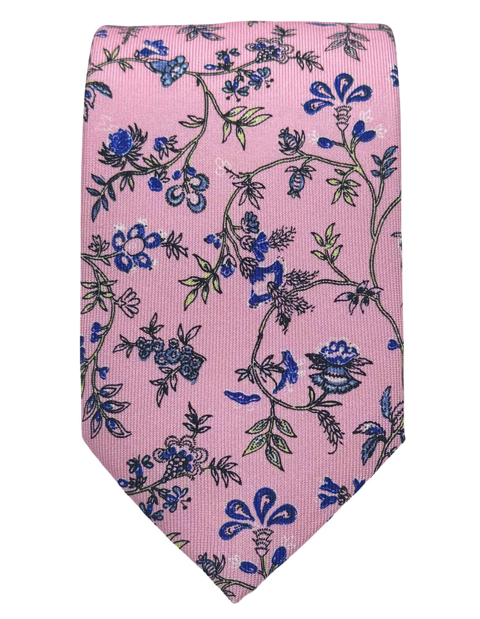 DÉCLIC Staveley Floral Tie - Pink