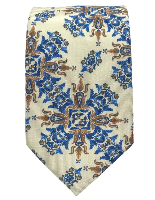 DÉCLIC Ashington Floral Tie - Cream