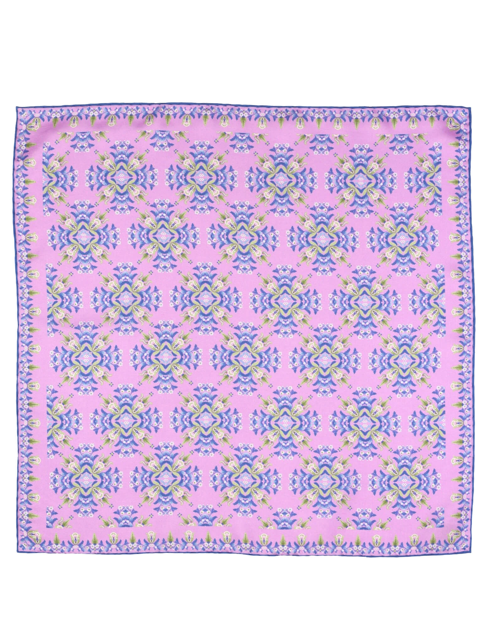 DÉCLIC Ashington Floral Pocket Square - Lavender