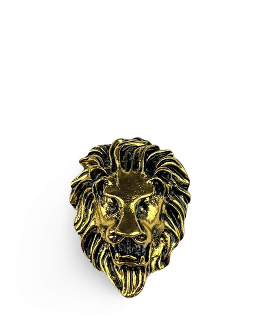 DÉCLIC Lion Head Pin - Gold