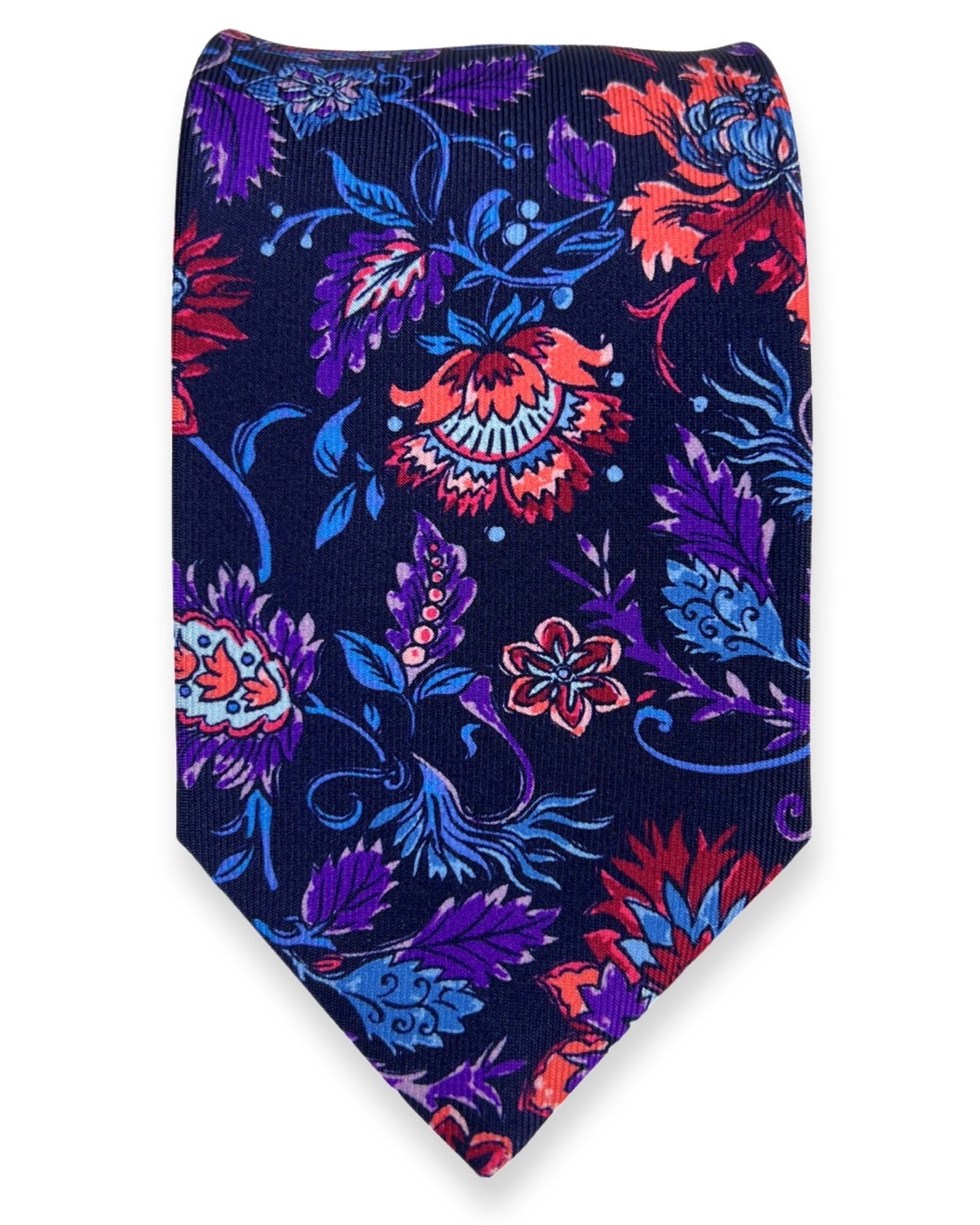 DÉCLIC Cumbria Floral Tie - Navy