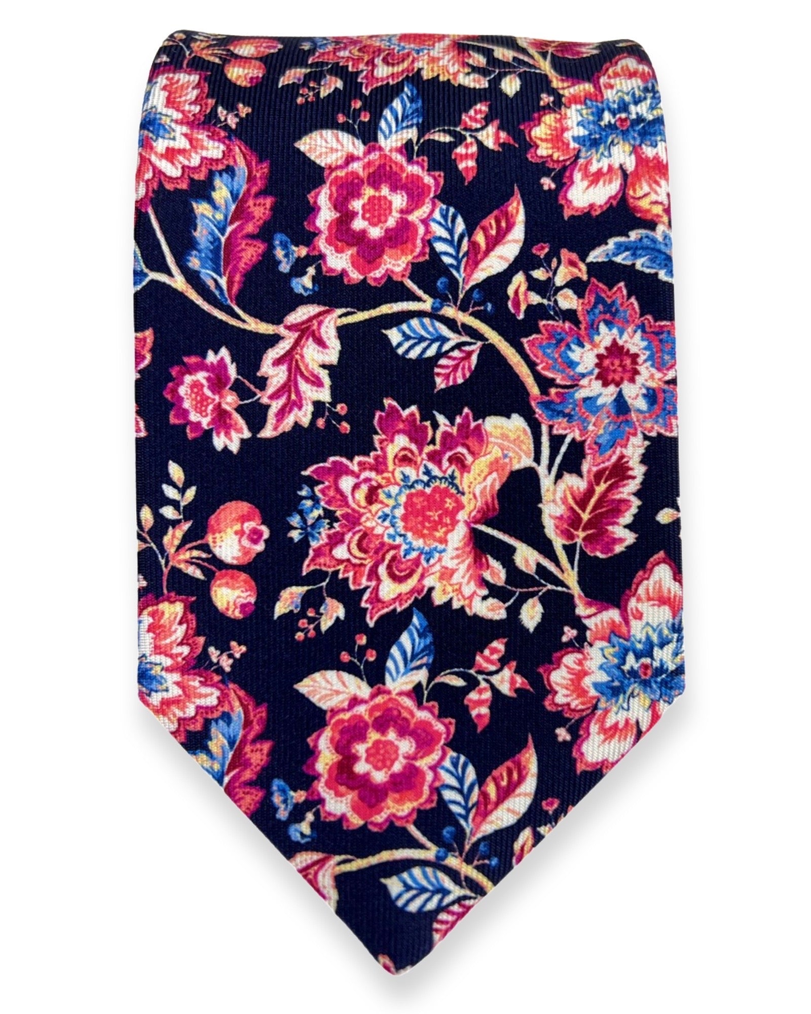 DÉCLIC Studley Floral Tie - Navy