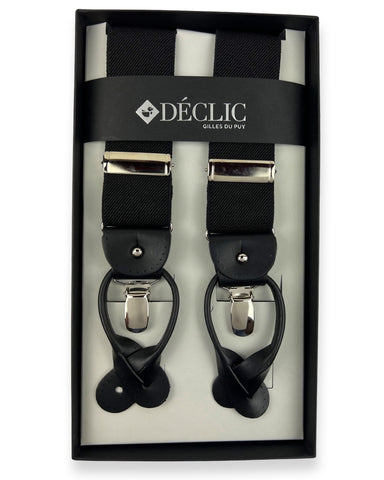DÉCLIC Classic Paisley Tie - Black