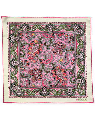 DÉCLIC Bulwark Paisley Tie - Pink