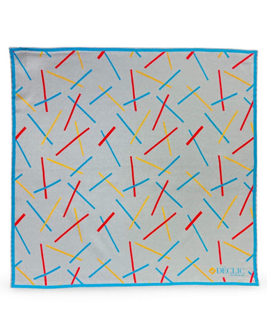 DÉCLIC Oakham Patterned Tie - Blue
