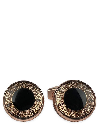 DÉCLIC Banded Knot Cufflink - Gold