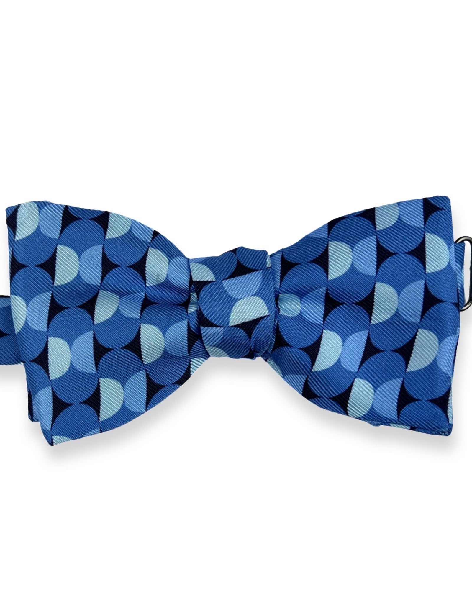 DÉCLIC Kew Patterned Bow Tie - Blue